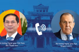 Vietnamese, Russian foreign ministers hold phone talks on Ukraine situation
