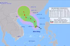 North East Sea tropical depression strengthens into storm 