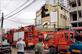 President extends condolences to families of karaoke parlor fire victims