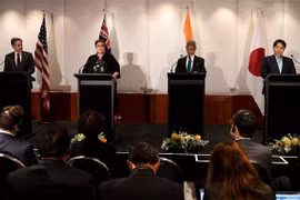 The Quad commits to ensuring freedom of navigation in East Sea, East China Sea