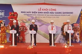 Construction starts for biomass power plant using rice husk fuel in Hau Giang