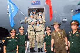 2nd detachment of Level-2 Field Hospital No. 4 leave for UN peacekeeping missions