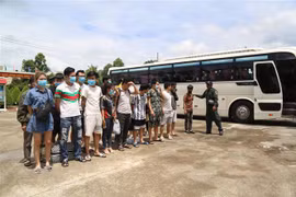 Citizens rescued from forced labour in Cambodia return home 