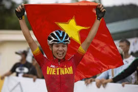 Cyclist Quynh successfully defends SEA Games cross country title