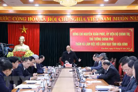 PM urges Hoa Binh province to tap potential for development