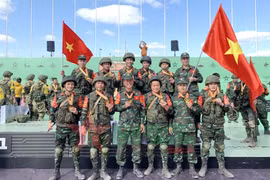 Vietnamese chemistry team performs well at 2021 Int’l Army Games