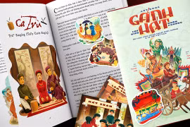 Bilingual art book features Vietnamese folk arts, festivals