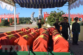 Memorial services held for fallen soldiers repatriated from Laos