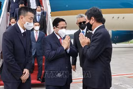 PM Pham Minh Chinh arrives in Indonesia for ASEAN Leaders’ Meeting