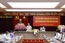 President lauds Vinh Phuc for anti-pandemic efforts