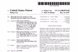 Vietnam’s biotechnology invention receives patent in US