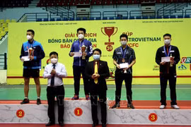Winners of National Table Tennis Championships 2021 honoured