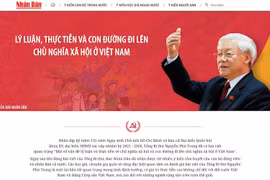 Nhan Dan newspaper launches website on Party General Secretary’s article