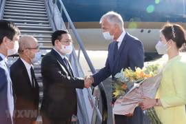 NA Chairman arrives in Brussels, beginning working visit to EP, Belgium