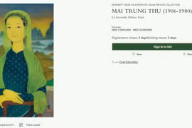 Portrait by late Vietnamese painter to be auctioned in Hong Kong