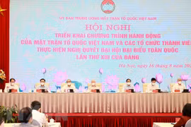 Party leader attends Vietnam Fatherland Front's national conference