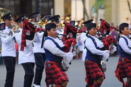 Police enforce music at int'l concert