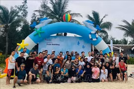 A MICE tourist group in Da Nang (Photo: VNA)