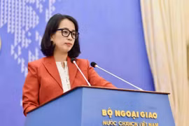 Spokeswoman of the Ministry of Foreign Affairs Pham Thu Hang. (Photo: VNA)