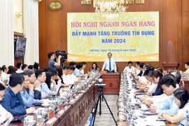 The State Bank of Vietnam organises a sector-wide online conference on promoting bank credit growth for the year on June 19. (Photo courtesy of SBV)