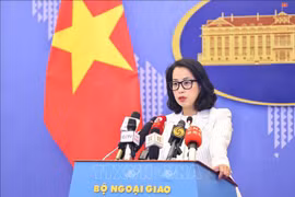 Spokeswoman of the Vietnamese Ministry of Foreign Affairs Pham Thu Hang. (Photo: VNA)