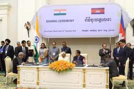 Cambodia, India ink MoU on tourism cooperation