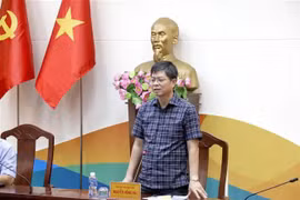 Vice Chairman of the Binh Thuan provincial People’s Committee Nguyen Hong Hai speaks at the conference. (Photo: VNA)