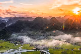 Covering a total area of 4,842.58 sq.km, the Lang Son Geopark is one of the largest of its kind in Vietnam. (Photo: VNA) 