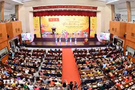 Overseas Vietnamese join the Homeland Spring 2024 in Ho Chi Minh City. (Photo: VNA)