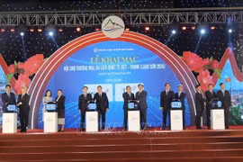 The Vietnam – China international trade and tourism fair 2024 opens in the northern province of Lang Son on December 2. (Photo: VNA)