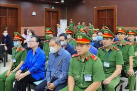 Defendants at the court (Photo: VNA)