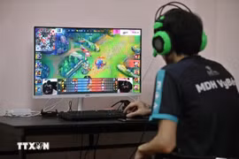 Vietnam's gaming industry’s revenue is projected to reach approximately 12.5 trillion VND (492.65 million USD) in 2024 (Photo: VNA)