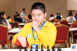 FIDE Master Dinh Nho Kiet will lead Vietnamese team at the FIDE World Youth Chess Championships 2024 (Photo: VNA)
