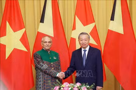 State President To Lam and President of Timor-Leste José Ramos-Horta in Hanoi on August 1 (Photo: VNA)