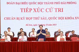 Top legislator meets Hai Phong voters ahead of NA’s sixth session