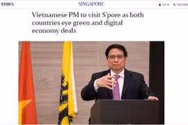 Singaporean daily spotlights PM Chinh’s official visit