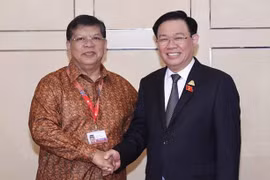 NA Chairman meets Malaysian, Cambodian legislative leaders in Jakarta