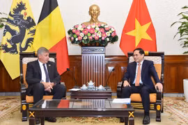 Foreign Minister receives leader of Belgium's Flanders region