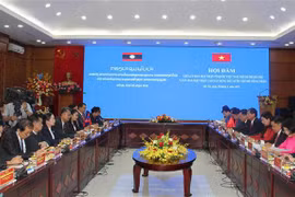 Hanoi, Vientiane fronts foster cooperation
