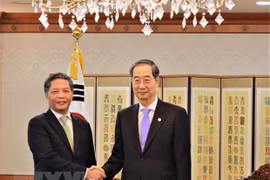 Party official pays working visit to RoK to seek closer ties