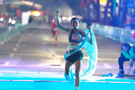 National athletes win first International Half Marathon on New Year's Day