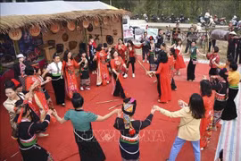 Culinary contest, street parade held within Hoa Ban Festival in Dien Bien