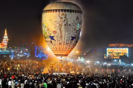 Myanmar's hot air balloon festival to resume after 3-year halt