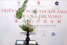 Japanese flower arrangement exhibition opens in HCM City