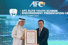 VFF recognised as professional class member in AFC's coach training convention