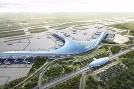 Workers still on shift for Long Thanh airport construction during Tet