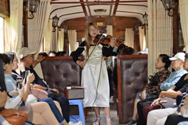 Da Lat improves customer experiences with free music shows on public trains