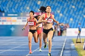 Vietnamese women's relay team bag gold at Asian Athletics Championships