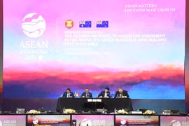 ASEAN promotes economic cooperation with Australia, New Zealand