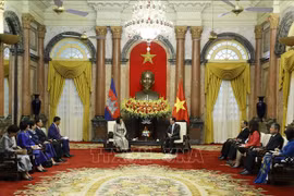 Vietnamese President receives Cambodian top legislator